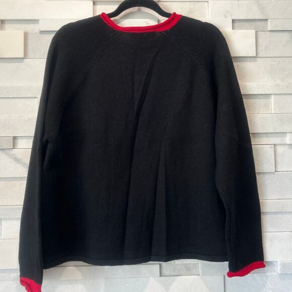 TIARA INT'L NWT Applique Rudolph Christmas Lights Gems Embroidery UGLY CHRISTMAS - Picture 2 of 6